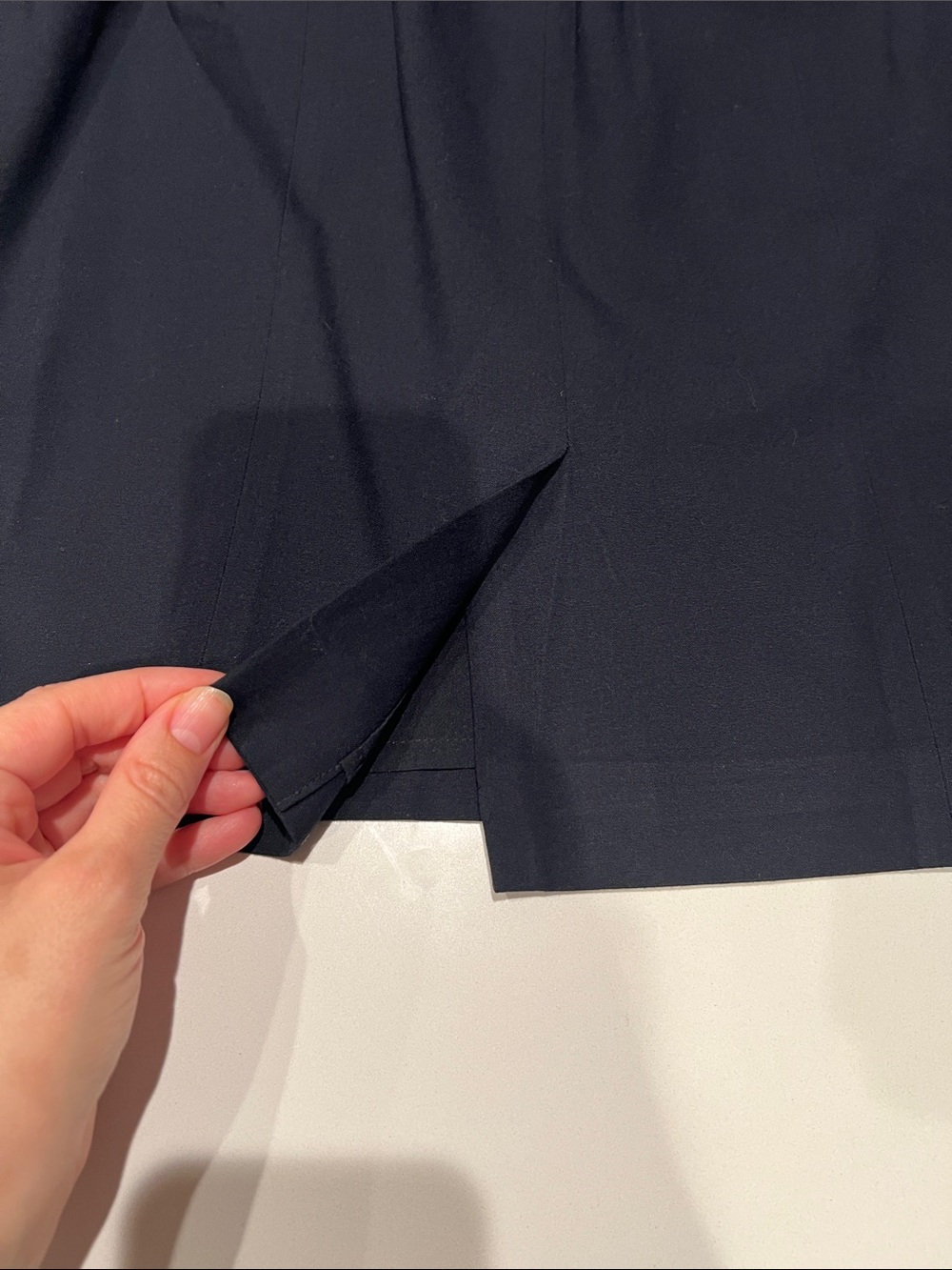 Ann Taylor Navy Women's Blazer and Skirt Suit - Picture 6 of 6